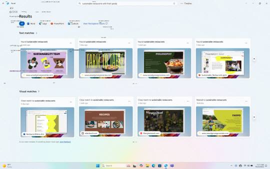 MS 윈도 리콜 사용 화면. MS 홈페이지 캡처