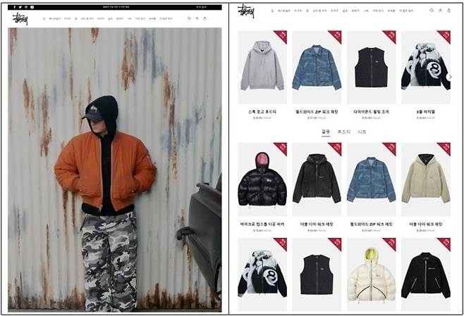 스투시 사칭 사기 사이트 화면. 서울시 제공