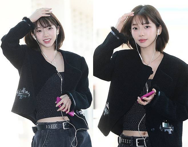 에스파(aespa) 카리나가 공항을 런웨이로 바꿨다. 사진=김영구 기자