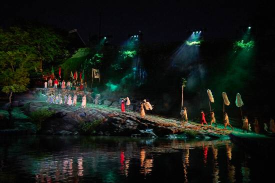 실경 역사 뮤지컬 '의기 논개' 한 장면. 사진=극단 현장