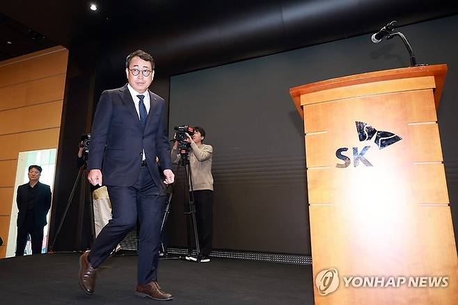 유영상 SK텔레콤 대표. 연합뉴스