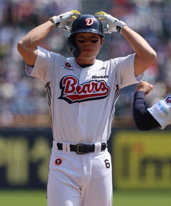 두산 베어스 오명진. /사진=두산 베어스 제공