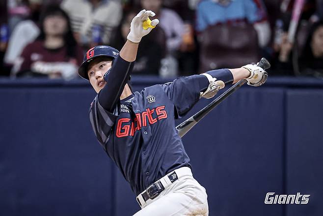 롯데 자이언츠 내야수 전민재. (롯데 자이언츠 제공)
