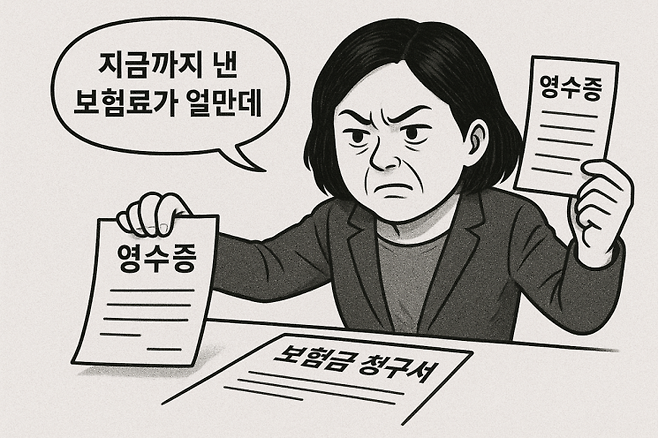 챗GPT가 보험에 대해 부정적 인식을 갖고 도덕적 해이를 일으키는 고객을 묘사한 모습. 챗GPT