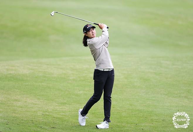 크리스에프앤씨 KLPGA 챔피언십 2연패에 도전하는 이정민. KLPGA 제공.