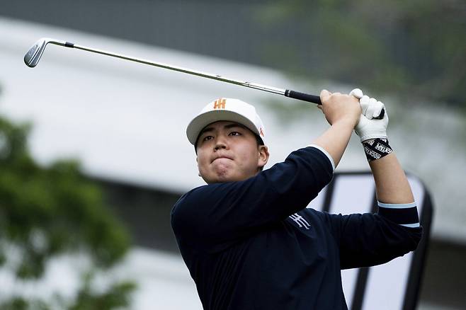사상 처음으로 한국에서 열리는 LIV골프 대회에 참가하는 장유빈. 동아일보DB.