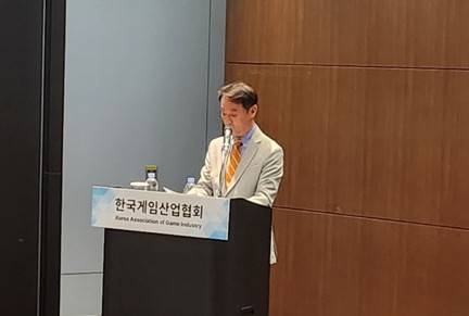 조영기 한국게임산업협회장. IS포토