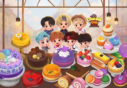 'BTS 쿠킹온 스토브: 타이니탄 레스토랑' 관련 이미지. 자료 제공 : 스마일게이트