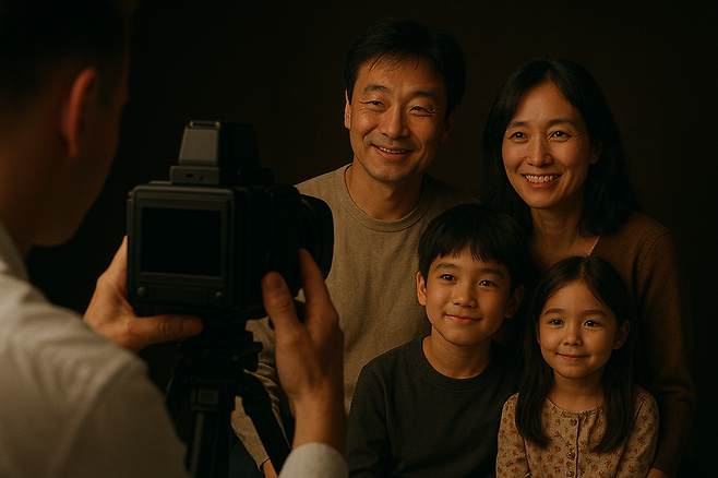  '무료 가족사진'으로 유인한 뒤 추가 비용을 청구하는 사례가 늘어나면서 소비자원이 29일 주의를 당부했다. 사진은 DALL-E 3로 생성한 이미지 ⓒChatGPT