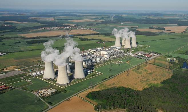 체코 두코바니 원전 전경. 한국수력원자력 제공