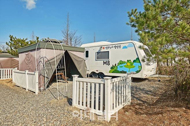 4코스 평화누리 카라반 캠핑 (사진=경기관광공사)