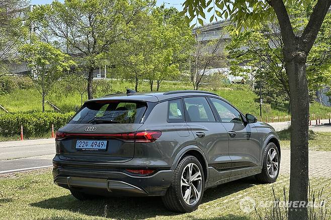 아우디 Q6 e-트론(오토헤럴드 김훈기 기자)