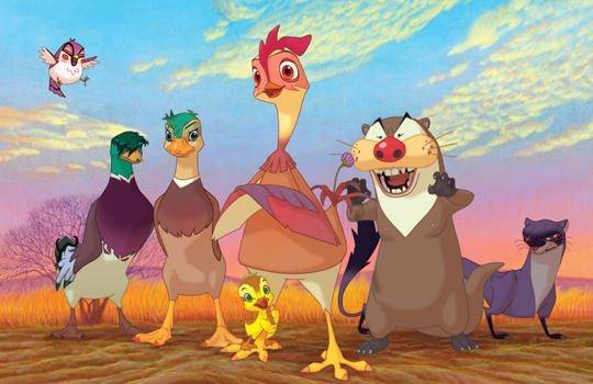 "Leafie: A Hen Into the Wild" (2011) attracted 2.2 million viewers, becoming the highest-grossing Korean animated film of all time. (Myung Films)