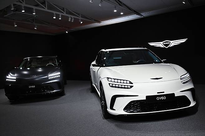 신형 제네시스 GV60 퍼포먼스 AWD. 사진 김학수 기자