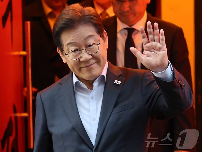 이재명 더불어민주당 대통령 후보. (공동취재) 2025.5.1/뉴스1 ⓒ News1 이재명 기자