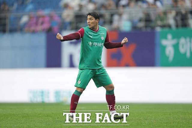 대전 선두 질주를 이끄는 해결사, ‘주민규’./K리그