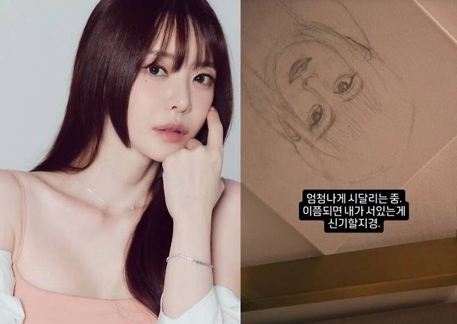 성우 겸 방송인 서유리(왼쪽)가 2일 본인 인스타그램 스토리에 올린 내용. /서유리 인스타그램 캡처 갈무리