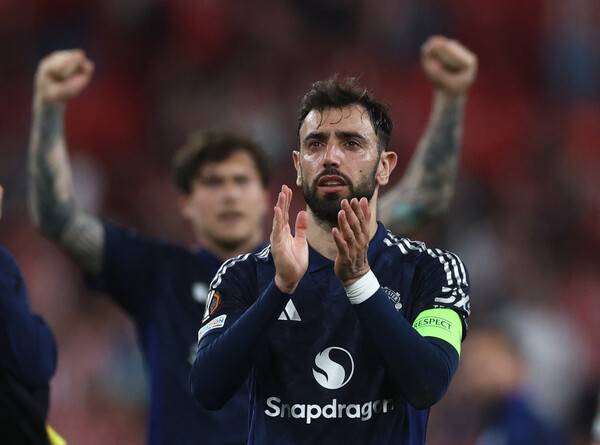 ▲ 맨체스터 유나이티드는 아틀레틱 빌바오에 브루노 페르난데스의 멀티골로 3-0으로 승리했다. ⓒ연합뉴스/REUTERS