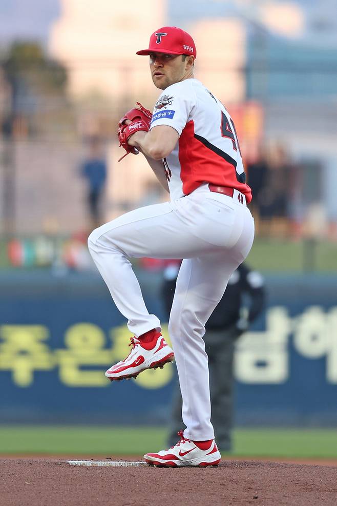 KIA 네일은 2승무패 평균자책점 1.05를 기록 중이다. 사진 | KIA 타이거즈