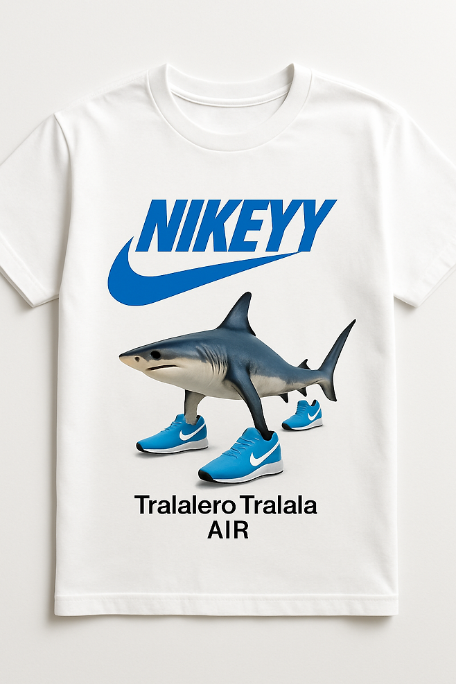 상어와 스트릿 감성이 만났다! ‘Tralalero Tralala AIR’ 티셔츠 정식 출시