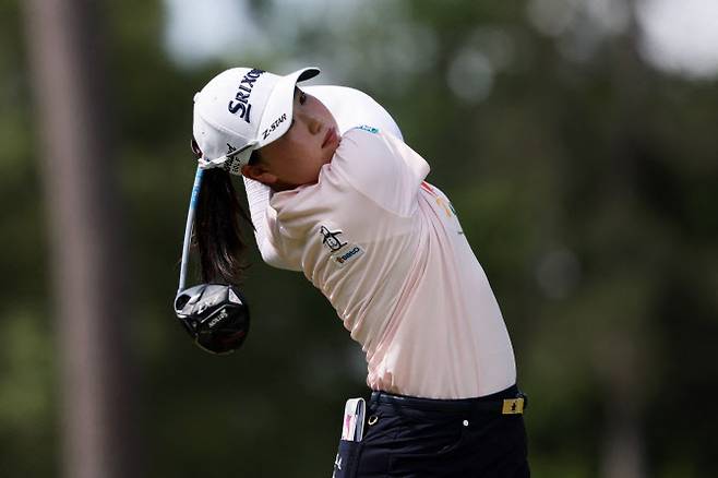 LPGA 투어 신인왕 랭킹 1위에 올라 있는 다케다 리오. (사진=AFPBBNews)