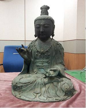 고려 금동관세음보살좌상