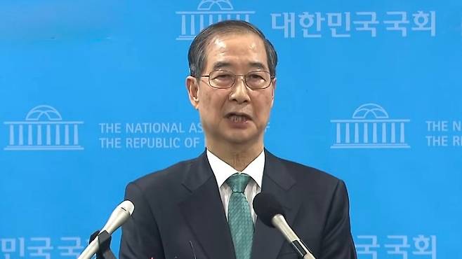 한덕수 무소속 후보자 자료사진 (SBS 보도화면 갈무리)