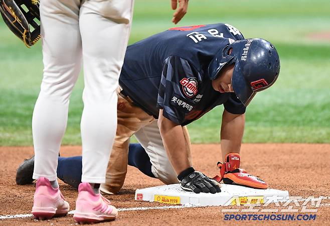 롯데 황성빈. 고척=정재근 기자 cjg@sportschosun.com/2025.5.1/
