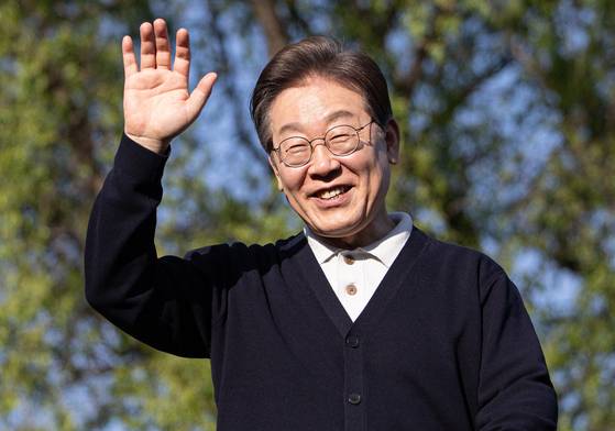 이재명 더불어민주당 대통령 후보. 뉴스1