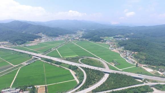 강원경제자유구역 망상1지구 전경. 강원경제자유구역청 제공