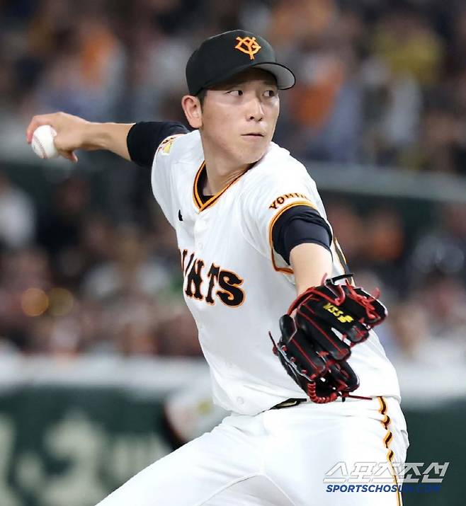 요미우리 에이스 도고. 20여일간 2군 재조정을 거쳐 5일 한신전에 등판해 6이닝 3실점했다. 올시즌 승리 없이 3패를 기록 중이다. 사진캡처=요미우리 자이언츠 SNS