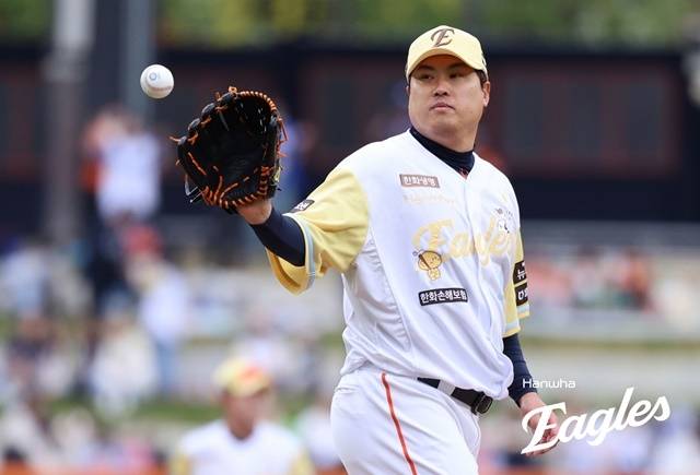 류현진은 6일 대전 삼성전에서 승리를 챙겼다. 사진=한화 제공