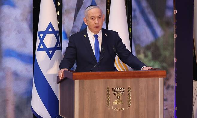 베냐민 네타냐후 이스라엘 총리. 신화연합뉴스