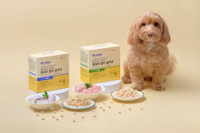 대상펫라이프가 2024년 12월 출시한 반려동물 종합 영양제 '올라이즈 원데이 멀티 솔루션' 제품 사진. 대상펫라이프 제공