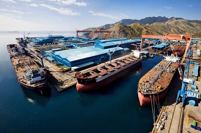 한진중공업 필리핀 수빅조선소 / 한국경제신문