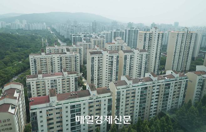 경기도 성남시 분당구 아파트 전경. 매경DB