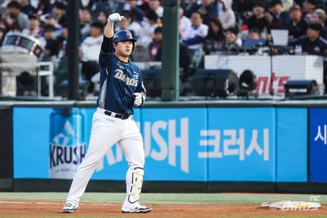 최근 매서운 타격감을 자랑하고 있는 김형준. 사진=NC 제공