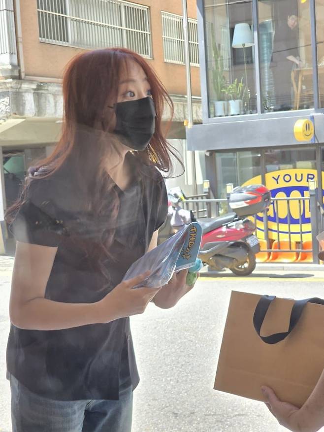 뉴진스 민지. 온라인 커뮤니티 캡처.