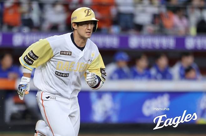 ▲ 공수 모두에서 맹활약을 펼친 한화 포수 최재훈 ⓒ한화이글스