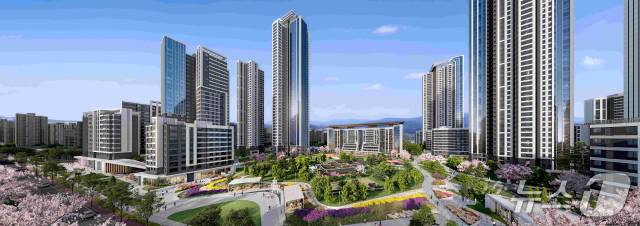 장위8구역 공공재개발 투시도 (삼성물산 제공)