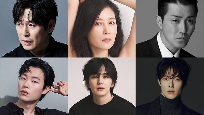 배우 설경구·문소리·차승원·장기용·유승호·류준열(시계방향순) ⓒ씨제스·YG엔터·333·UAA