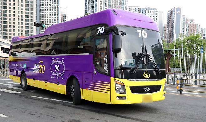 김포 70번 버스 사진.
