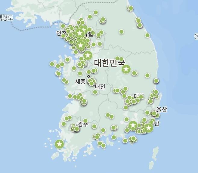 네이버의 자영업자 구조지도. SNS 캡처