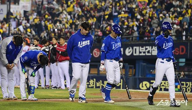 삼성 라이온즈는 5월 7경기에서 1승6패에 그쳤다. 김지찬과 구자욱, 강민호 등 주축 타자들의 부상까지 겹쳐 고민이 더 깊어졌다. 스포츠동아 DB