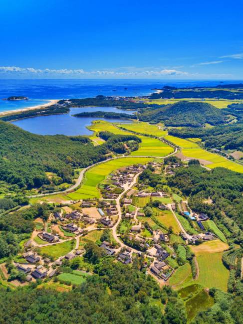 ▲ 고성 왕곡마을 전경