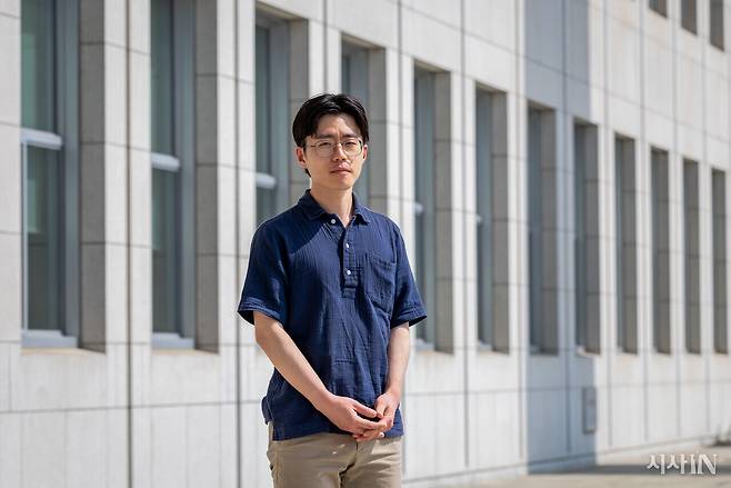 유지웅 <뉴스토마토> 기자. ⓒ시사IN 신선영