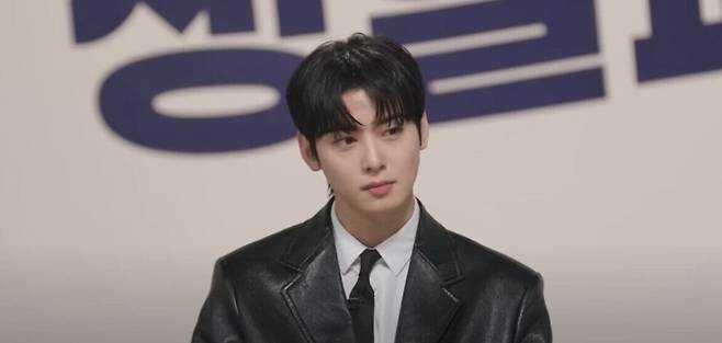 차은우가 육군 군악대에 지원했다. 유튜브 '유병재' 캡처