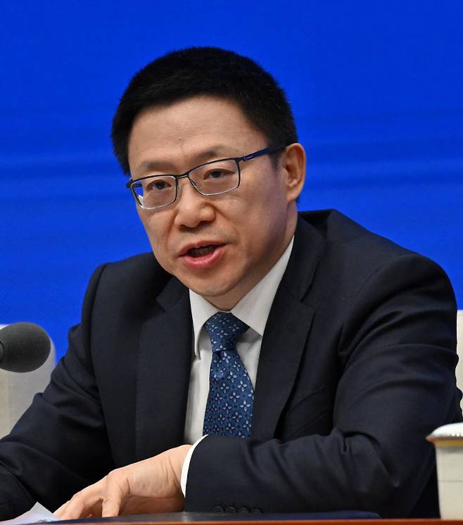 랴오민 재정부 부부장(차관)(사진=AFP)