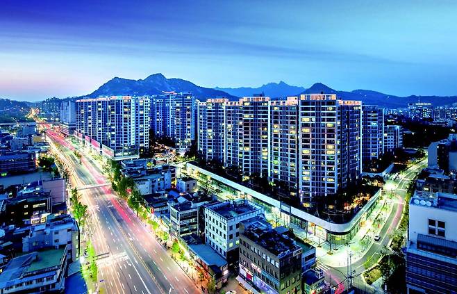 경희궁자이 전경./GS건설 제공