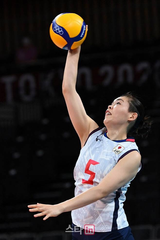 2020 도쿄올림픽 당시 일본 국가대표로 활약한 시마무라 하루요. 사진=AFPBBNews